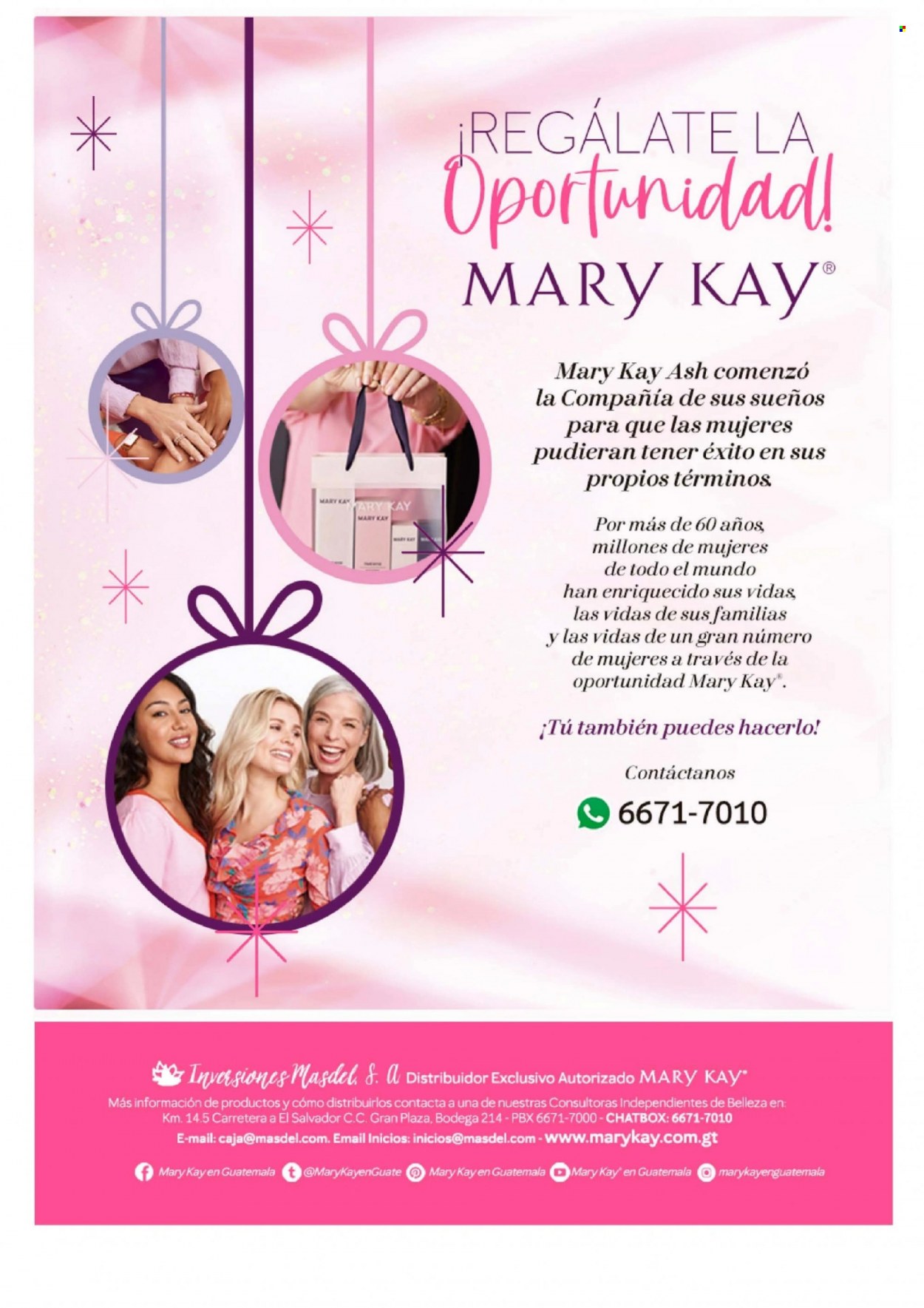 Oferta vigente Mary Kay - 1.11.2023 - 31.12.2023.