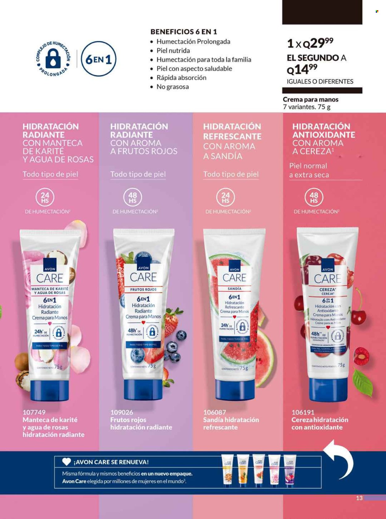 Catálogo Avon.