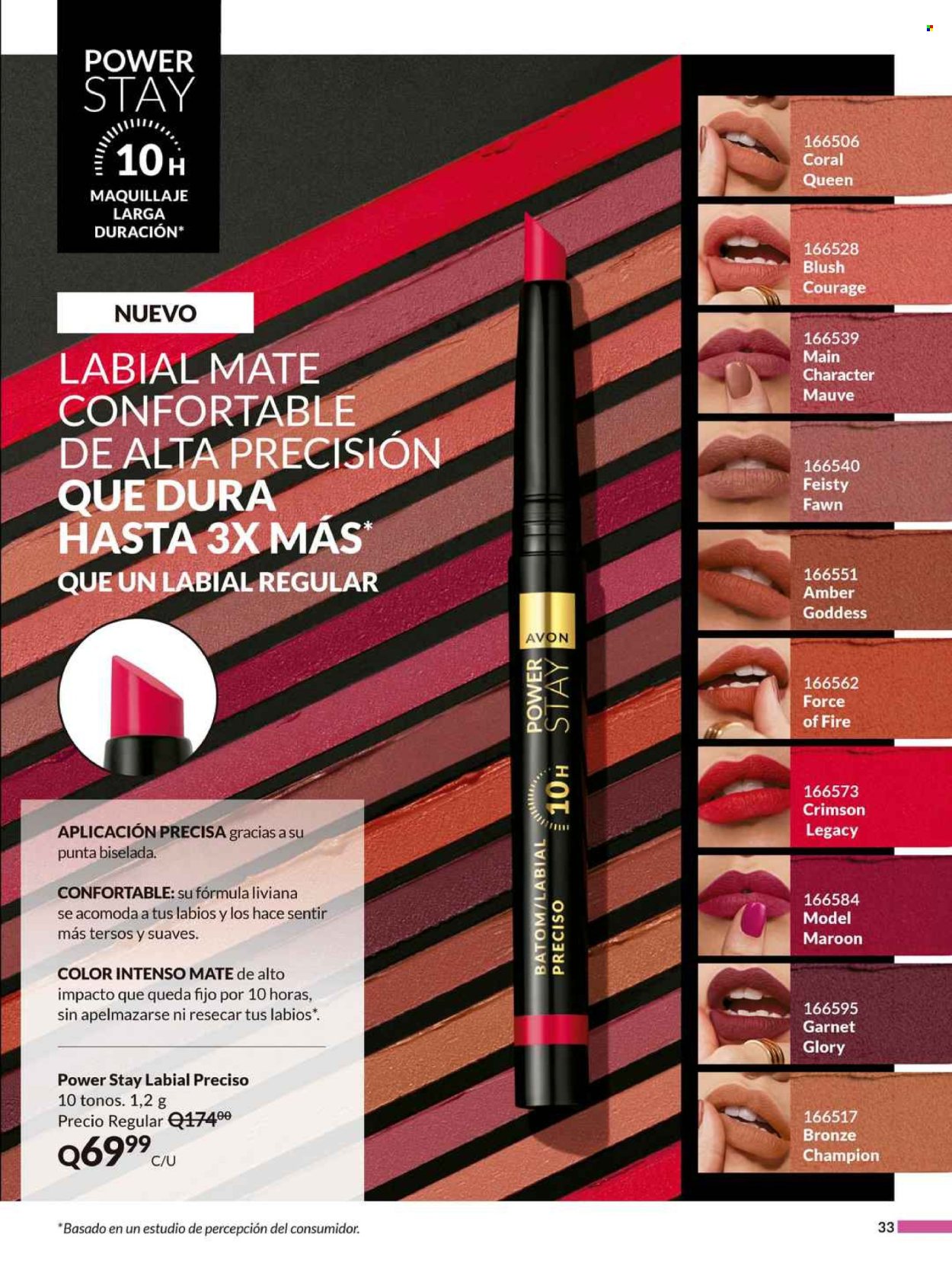 Catálogo Avon.
