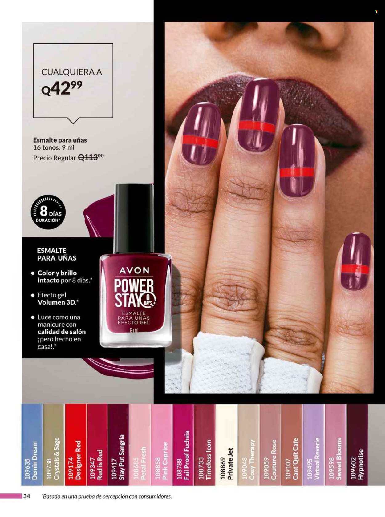 Catálogo Avon.