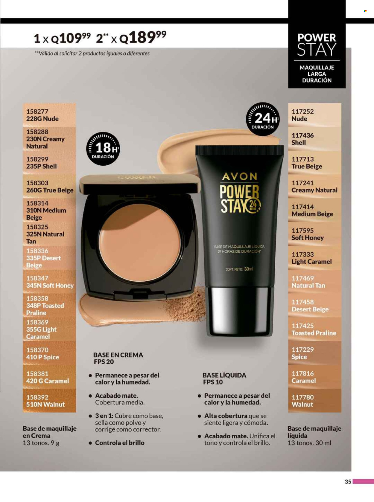 Catálogo Avon.