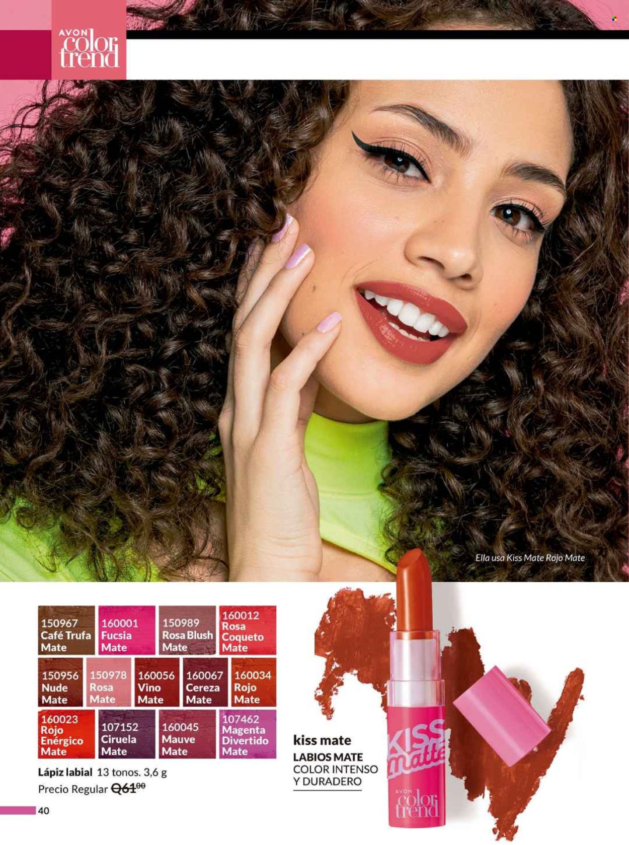 Catálogo Avon.