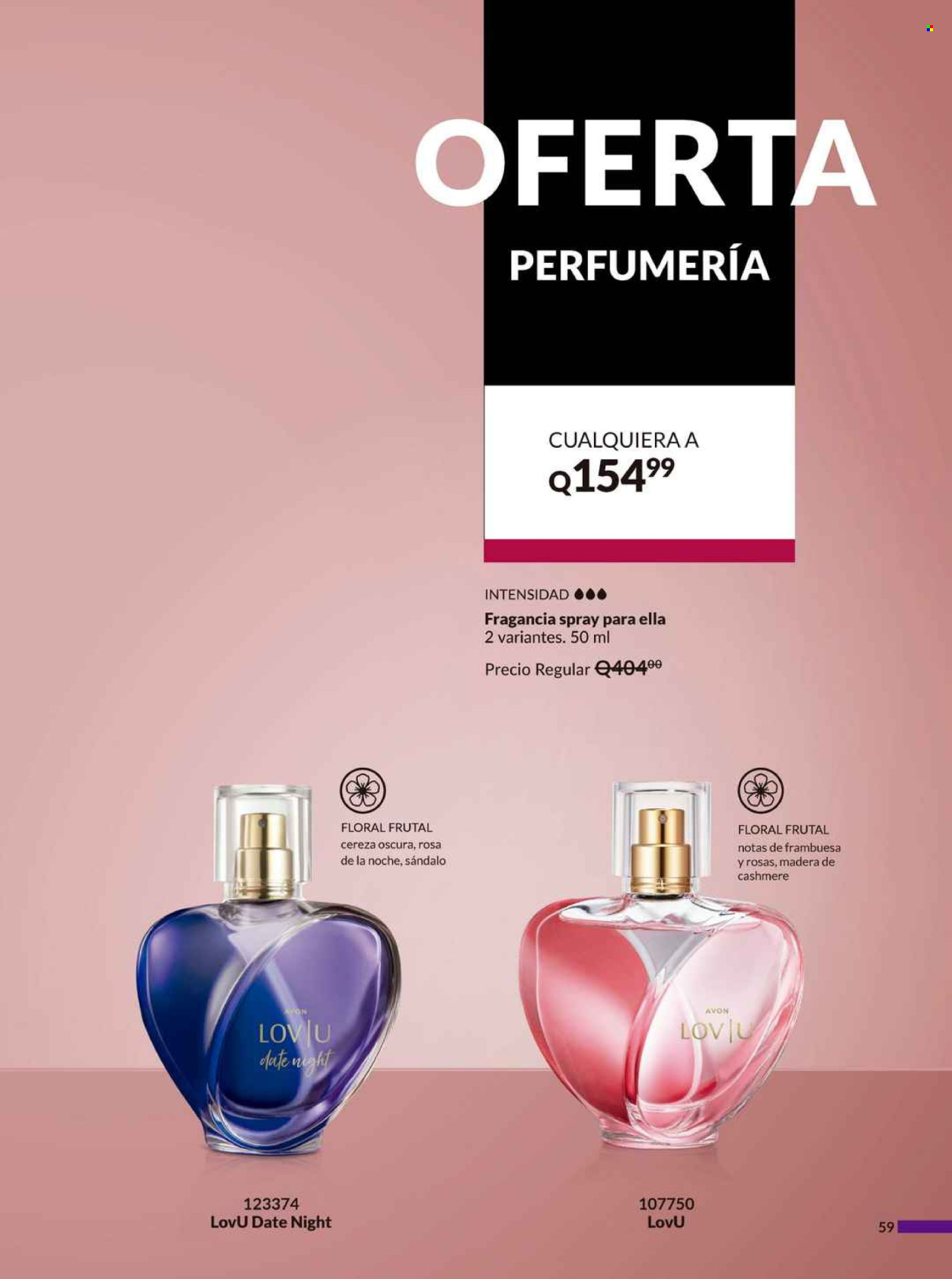 Catálogo Avon.