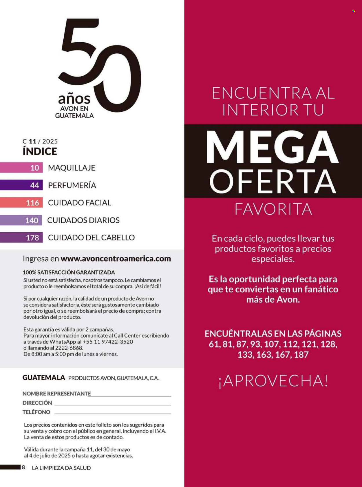 Catálogo Avon - 30.5.2025 - 4.7.2025. Página 8